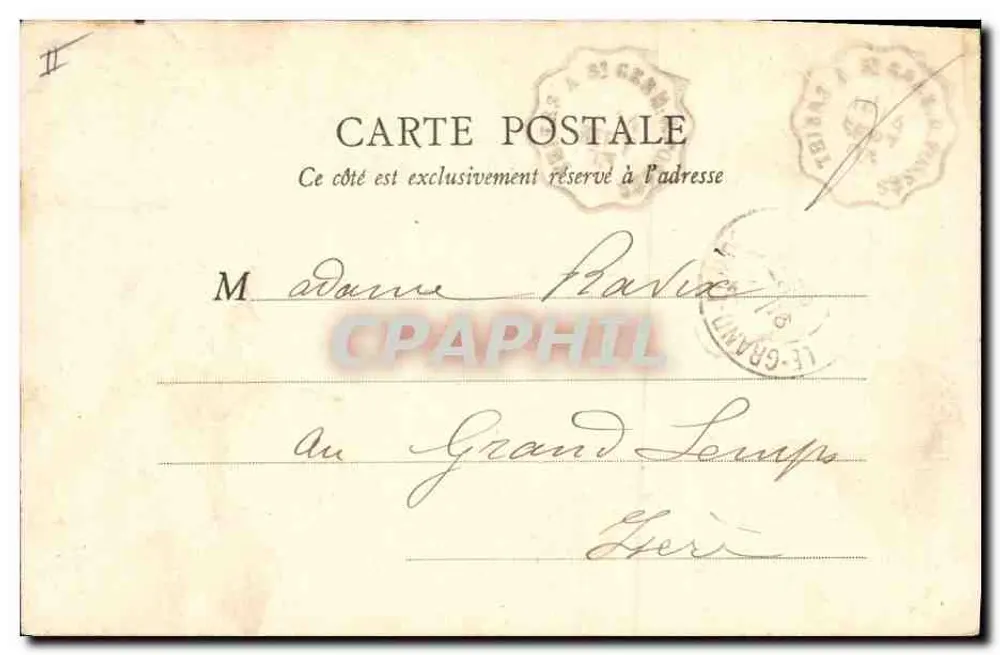 Kiosque da Música — Vichy — B.F. Paris, n° 204 - Verso