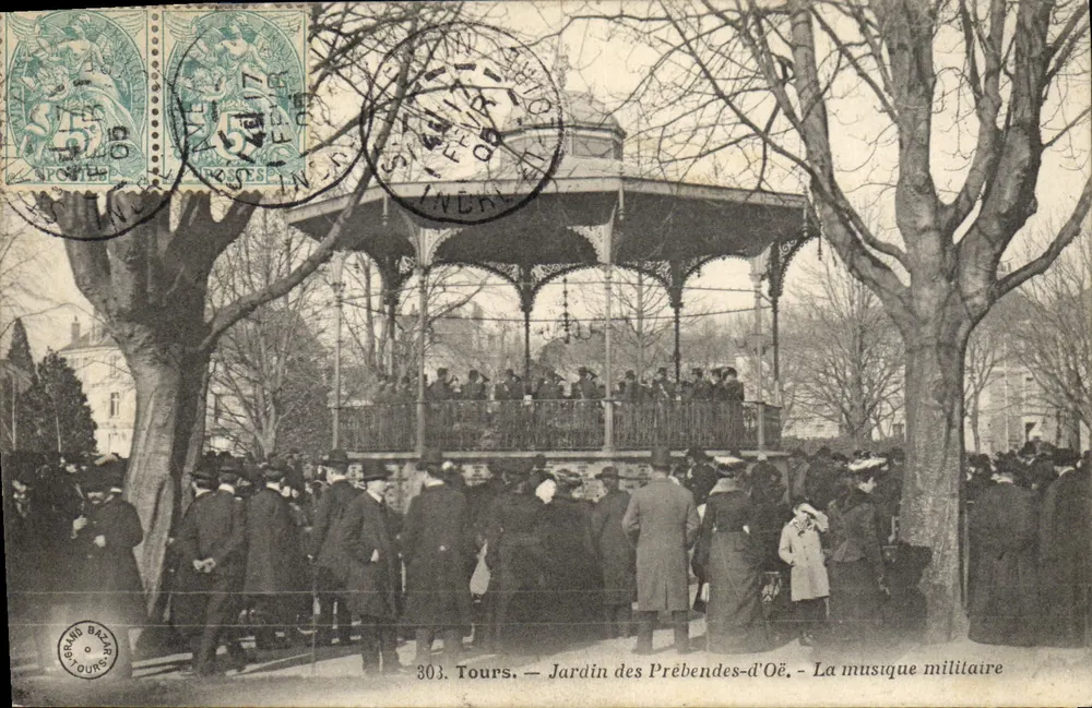 Tours — Jardin des Prébendes-d'Oë — Militärband - Vorderseite