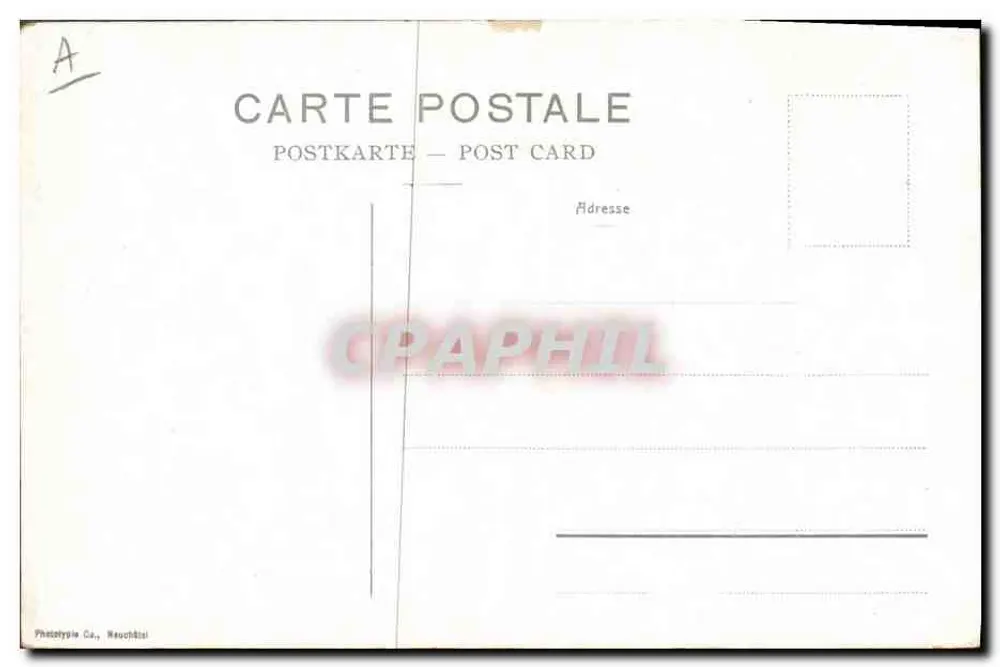 Cão do St-Bernard na hospice — Phototypie Co., Neuchâtel — n°22 - Verso