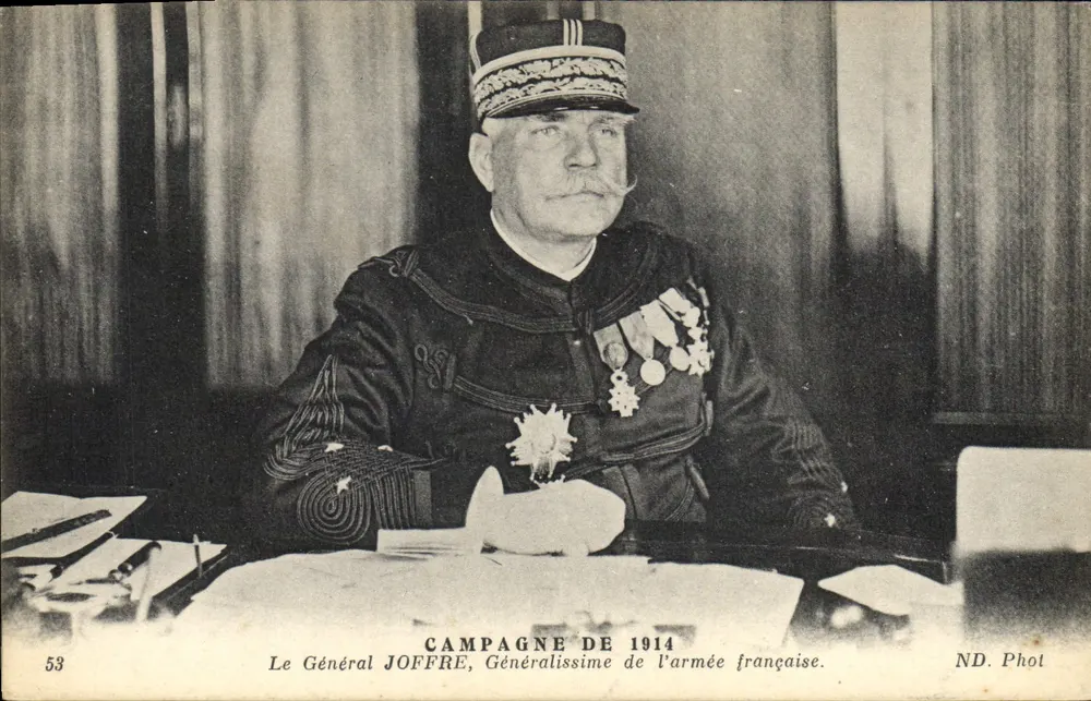 General Joffre — Oberbefehlshaber der französischen Armee — Kampagne 1914 — ND. Phot - Vorderseite