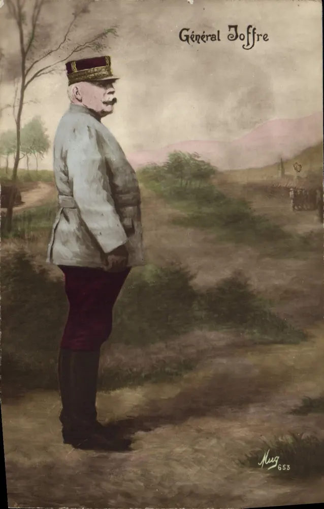 Geral Joffre — retrato em uniforme — Mug 653 - Frente