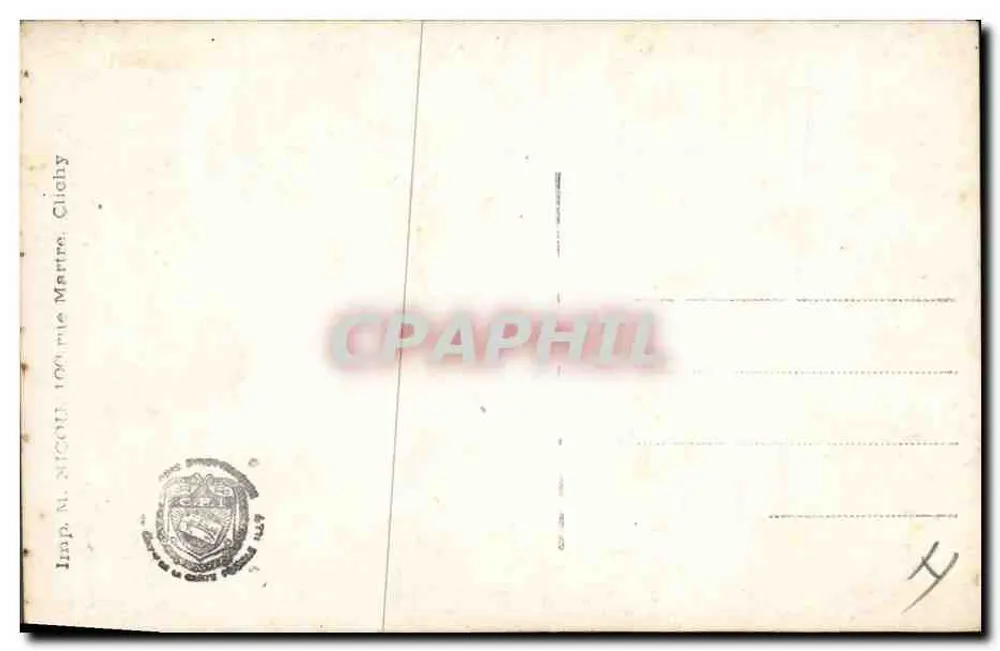 Geral Joffre — retrato em uniforme — Mug 653 - Verso