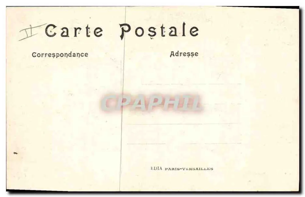 Krieg von 1914 — Generale Joffre und de Castelnau — Verlag LL. - Rückseite