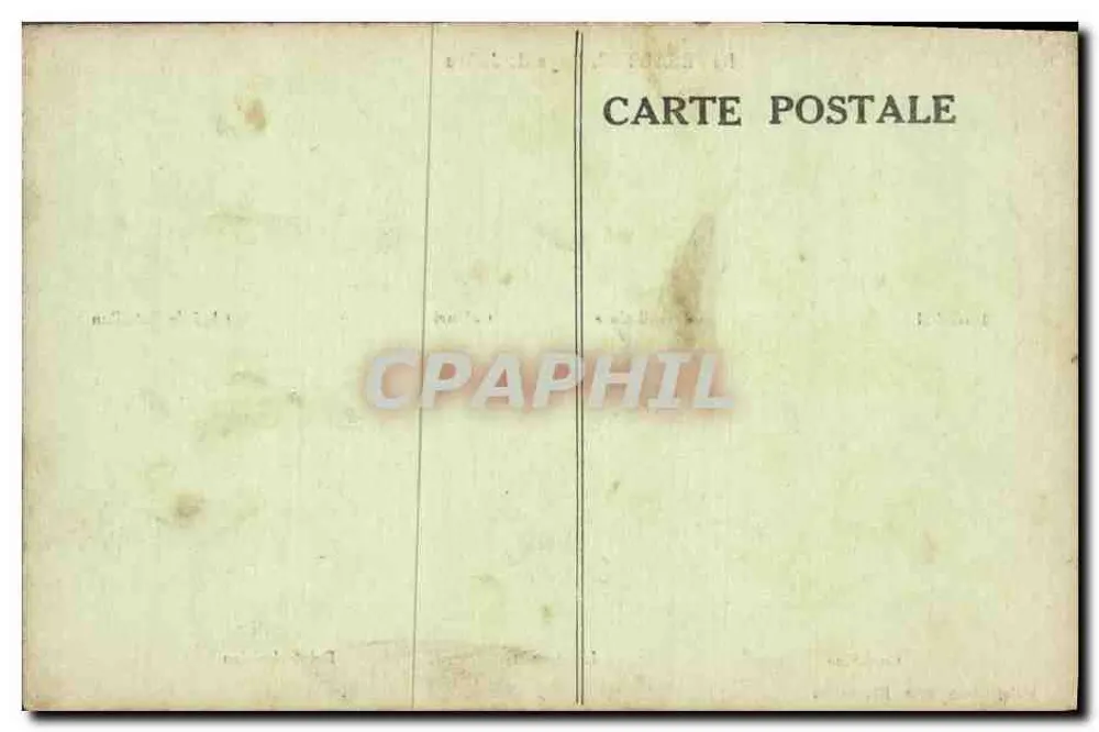 Rivesaltes. Pays de Joffre — illustrierte Karte mit Porträten von Soldaten — Mlle Clara, Verlag Rivesaltes - Rückseite