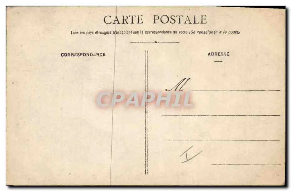 Geral Joffre — retrato militar — editor não identificado - Verso