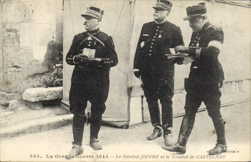 General JOFFRE und General de CASTELNAU — Der Große Krieg 1914 — Phot-Express - Vorderseite
