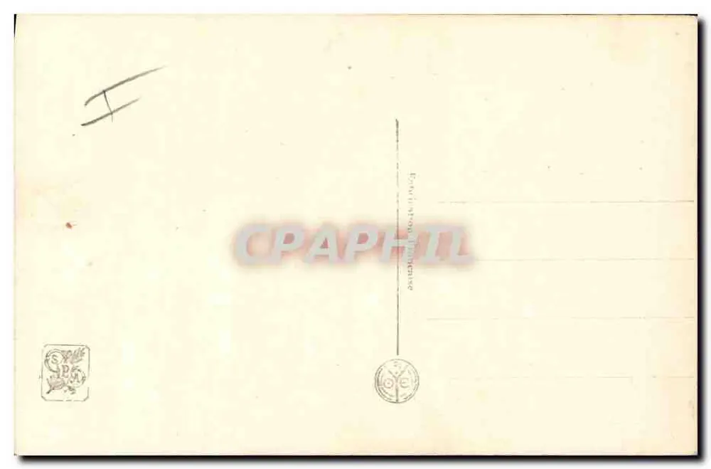O Geral Gouraud — retrato militar — editor AN Paris, n° 675 - Verso