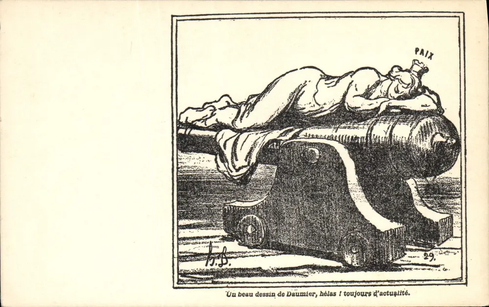 Paix — caricature de Daumier — H.S. — n°29 - Recto