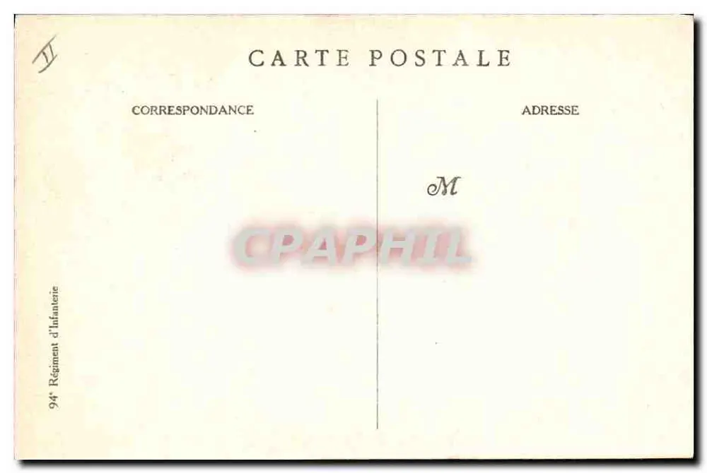 Les Fritz — caricatura militar — 94º Regimento de Infantaria - Verso