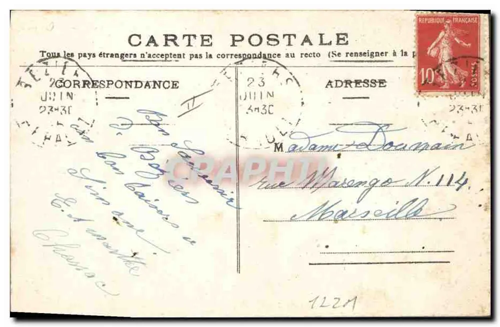 Para a Revanche — Coro — J. Féline-Laporte, impr. Bé Verlugo, Nîmes - Verso
