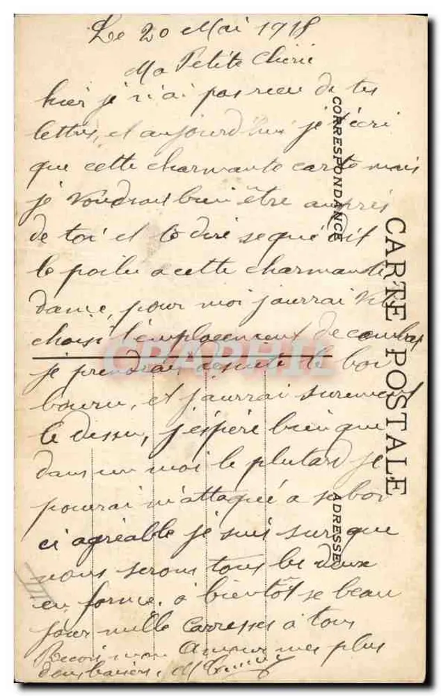 A Instrução das « Bleuette » — Céo Desains, n° 501 - Verso
