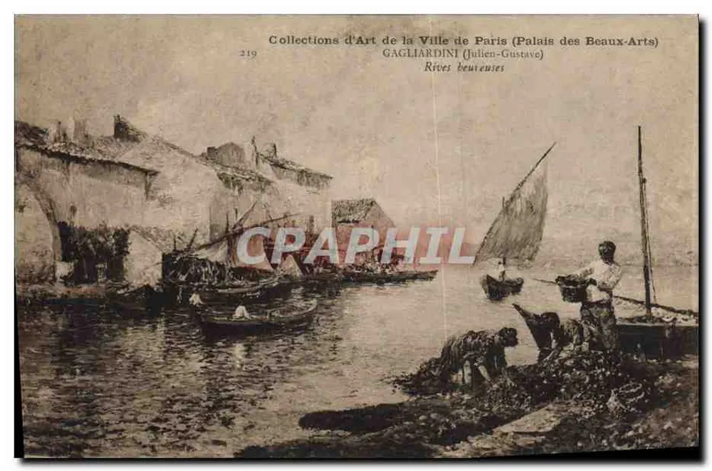 Rives beuweuses — Collections d'Art de la Ville de Paris (Palais des Beaux-Arts) — Gagliardini (Julien-Gustave) n°219 - Vorderseite