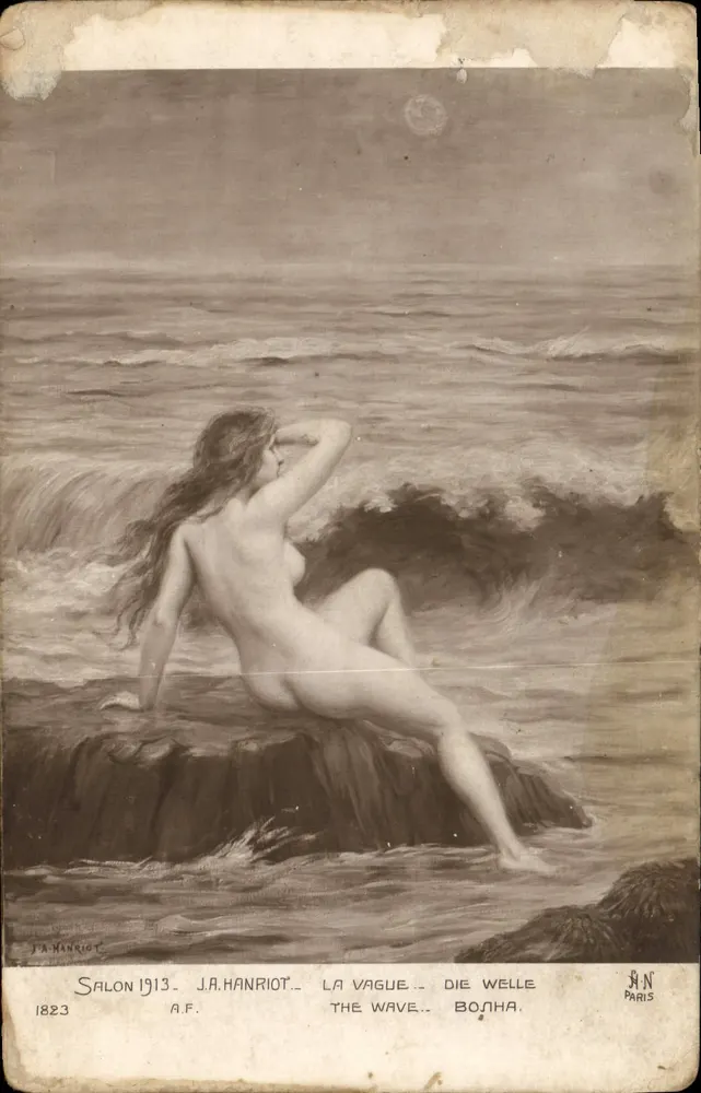 Die Welle — Salon 1913 — J.A. Hanriot, Verlag A. Noyer, Paris - Vorderseite
