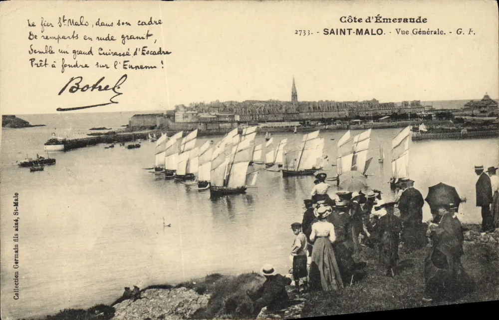 Saint-Malo — Vista Geral — G.F. — Costa da Esmeralda - Frente