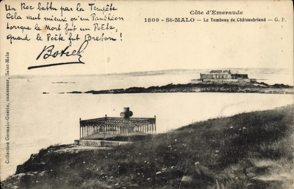 Costa da Esmeralda — O Túmulo de Châteaubriand — G.F. - Frente