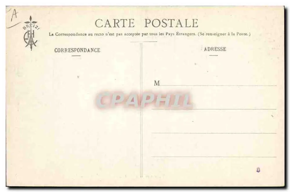 Marin e mulher em uma cozinha rustica — As Canções de Botrel ilustradas por E. Hamonic — n° 337 — « O Fio Quebrado » (5º verso) - Verso