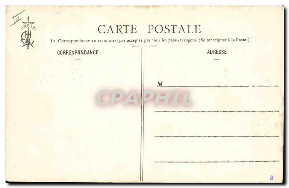 As Canções de Botrel — Flor de Trigo Negro (6) — ilustradas por E. H. — n° 1175 - Verso