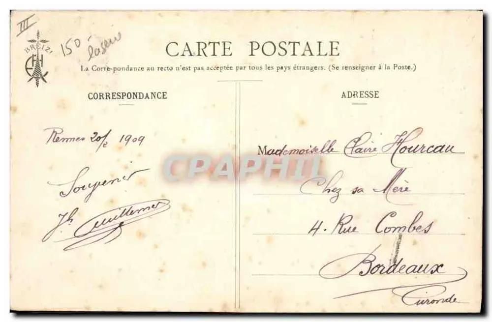 Grobowiec Botrela w LILAS-BLANC — Piosenki Botrela ilustrowane przez E. Hamonic (6) — wydawca nie widoczny - Rewers