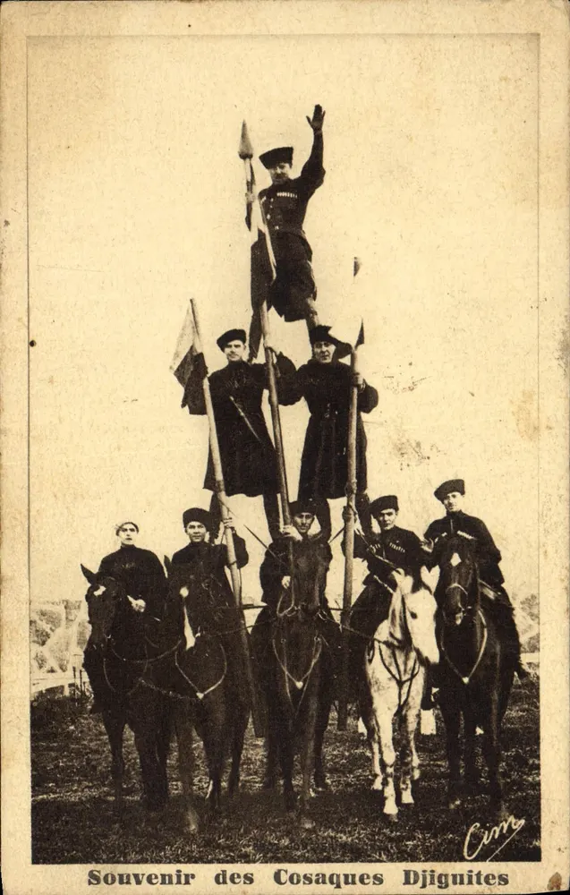 Cossacos Djiguites — Lembrança dos Cossacos Djiguites — Cirne - Frente