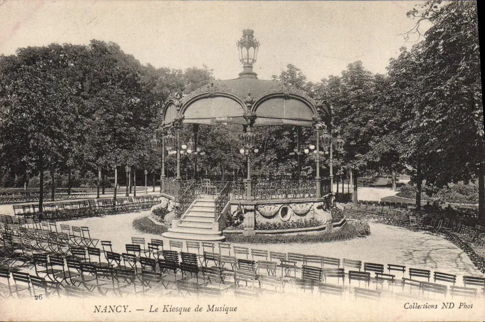 NANCY — O Kiosque de Música — Coleções ND Phot - Frente