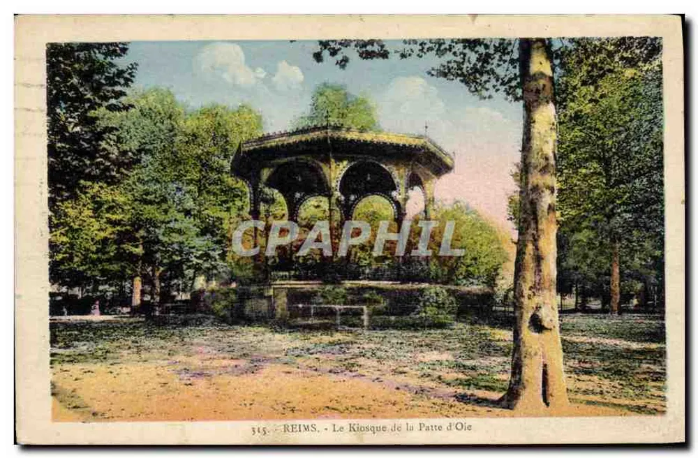 Reims - O Kiosque da Patte d'Oie — n° 315 - Frente