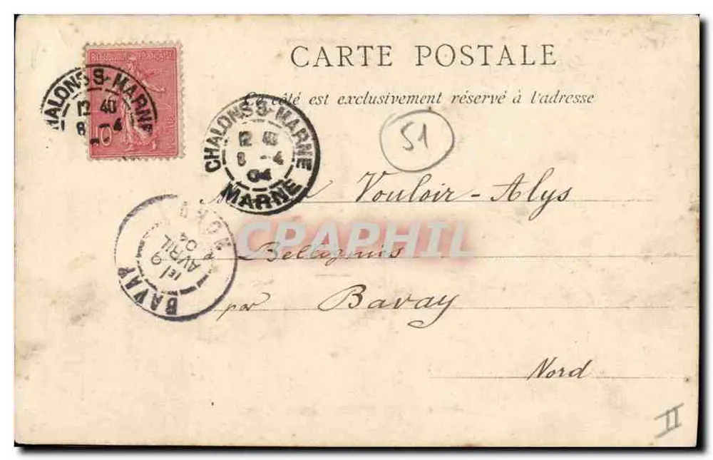 Chalons-sur-Marne — Kiosque do Jardim — Ren e Filhot, editores - Verso
