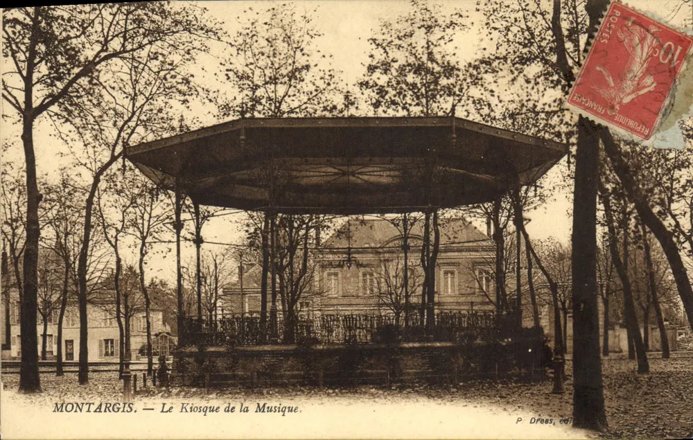 Montargis — O Kiosque da Música — P. Dreaes, editor - Frente