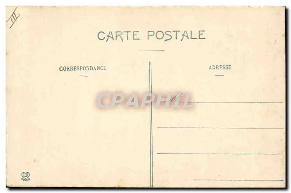 Pyrénées-Hunde — Eine Wurf von 8 Tagen — Phototypie Labouche, Toulouse, n°1023 - Rückseite