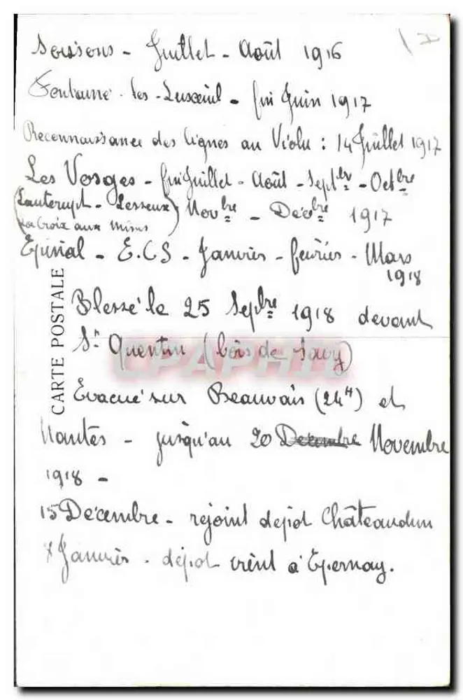 Nosso Comandante — 19º Batalhão de Caçadores a Pé — 1914-1919 - Verso
