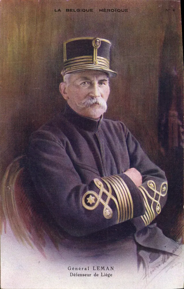 General LEMAN — Verteidiger von Lüttich — Heldische Belgien, Nr. 6 - Vorderseite