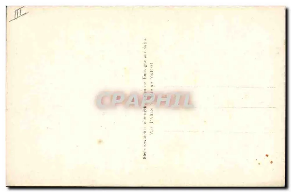 Mariscal Sir Douglas Haig — retrato em uniforme — editor DIX PARIS n°1367 - Verso