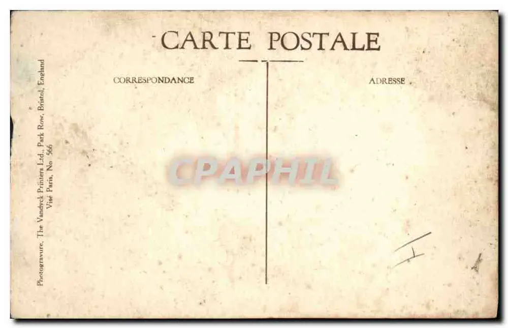General Franchet d'Esperey — Die Sieger der Marne — Photo Pirou - Rückseite