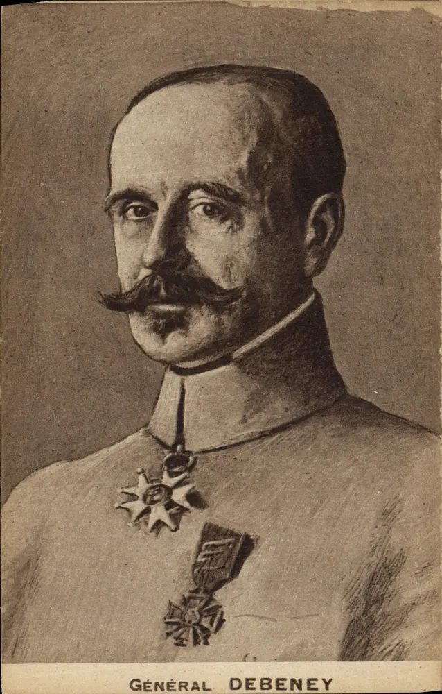 Geral Debeney — retrato militar — Grav. Imp. Platinogravure, Montreuil (Seine) - Frente