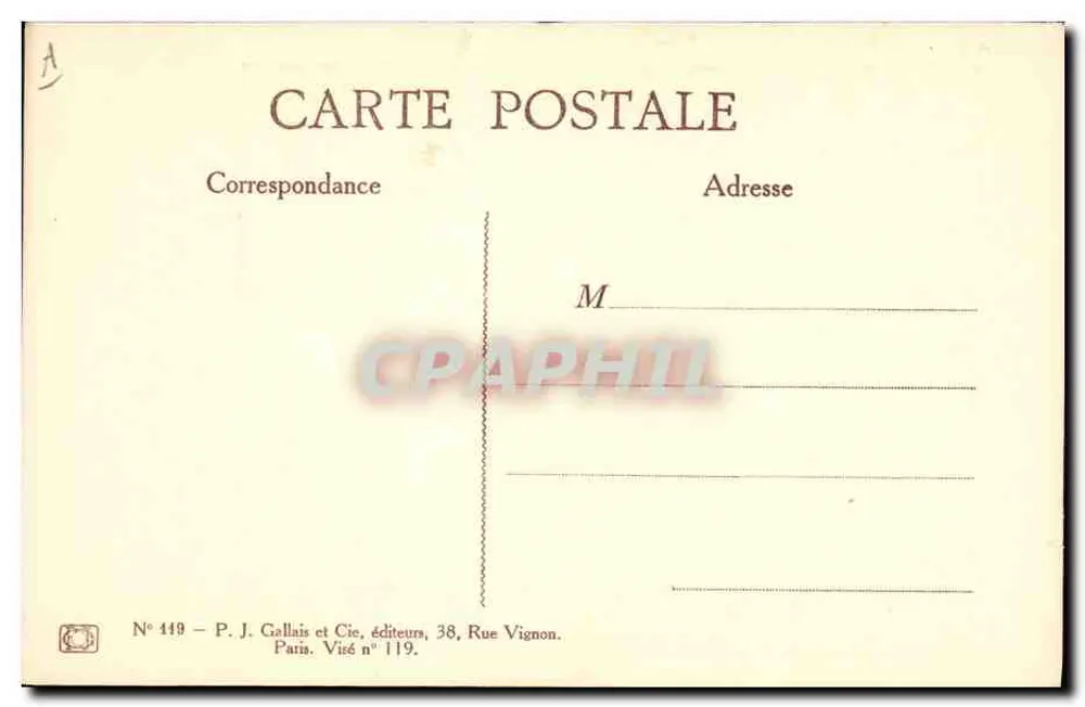 Faça espaço! — O menor ato da vida militar é impregnado da Majestade Sovrana — P. J. Gallais e Cie, editores, Paris - Verso