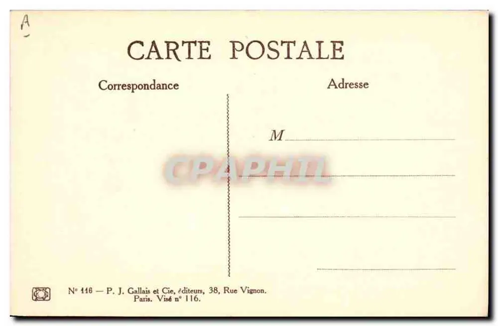 Soldados alemães e civis — caricatura de Graef — editor P. J. Callais e Cie, n° 116 - Verso
