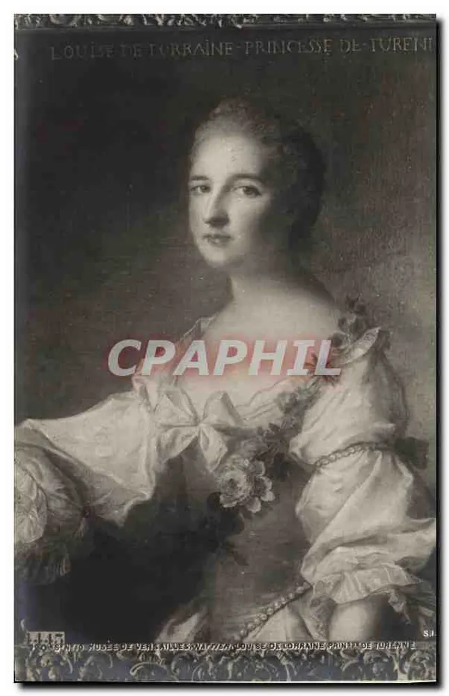 Louise de Bourbon-Princesse de Turenne — Musée de Versailles — Serie S.I. - Vorderseite
