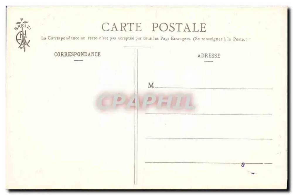 O Lenhador — As Canções de Botrel, ilustradas por E. H. — n° 1155 - Verso
