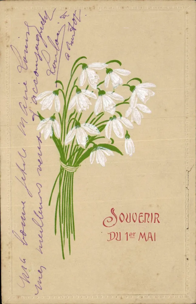 Blumenstrauß — Erinnerung an den 1. Mai — Edition Fila & Fils Ltd. - Vorderseite