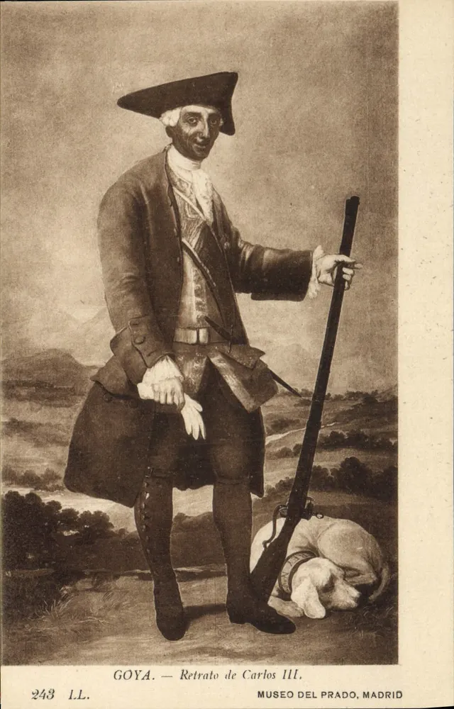 Porträt von Carlos III — Goya — Museo del Prado, Madrid — Nr. 243 LL - Vorderseite