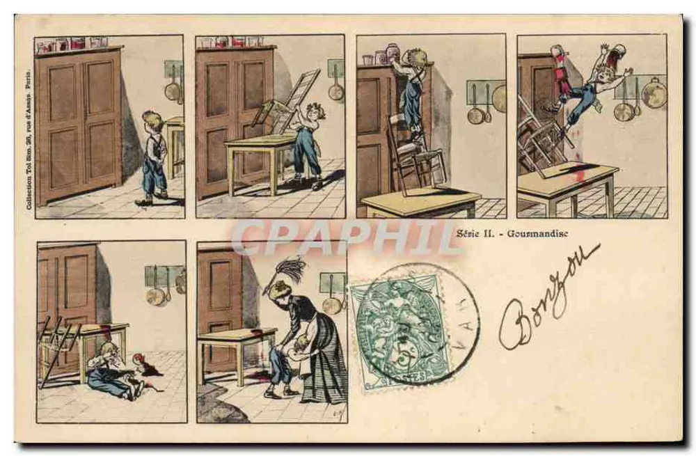 Serie II - Gier — Collection Toul (Impr. 28, rue d'Assy, Paris) — Verlag nicht sichtbar - Vorderseite