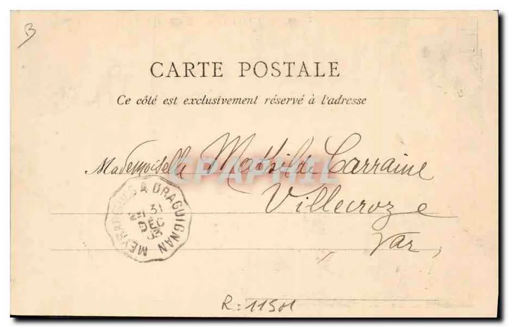 Öffentliches Bewässern — Serie I — Verlag Collection Toil, rue d'Assas, Paris - Rückseite