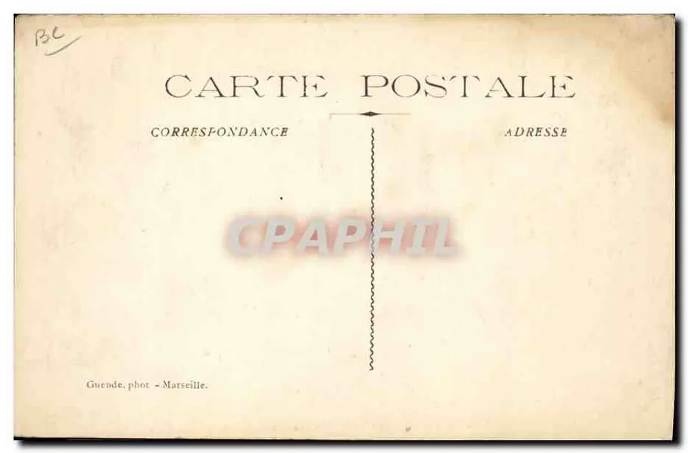 Schiffsunglück des "Général Chanzy" — Erinnerung an die Opfer-Künstler — Edit. Artistique Francis et Bouchard - Rückseite