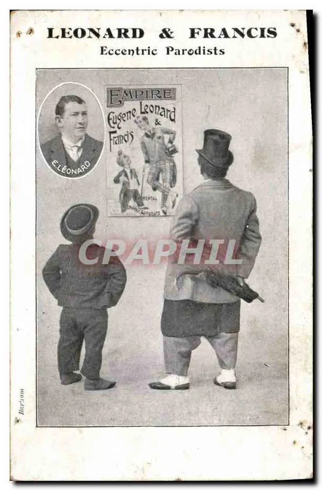 Eugène Leonard & Francis — Parodistes — Éditeur Burton - Frente