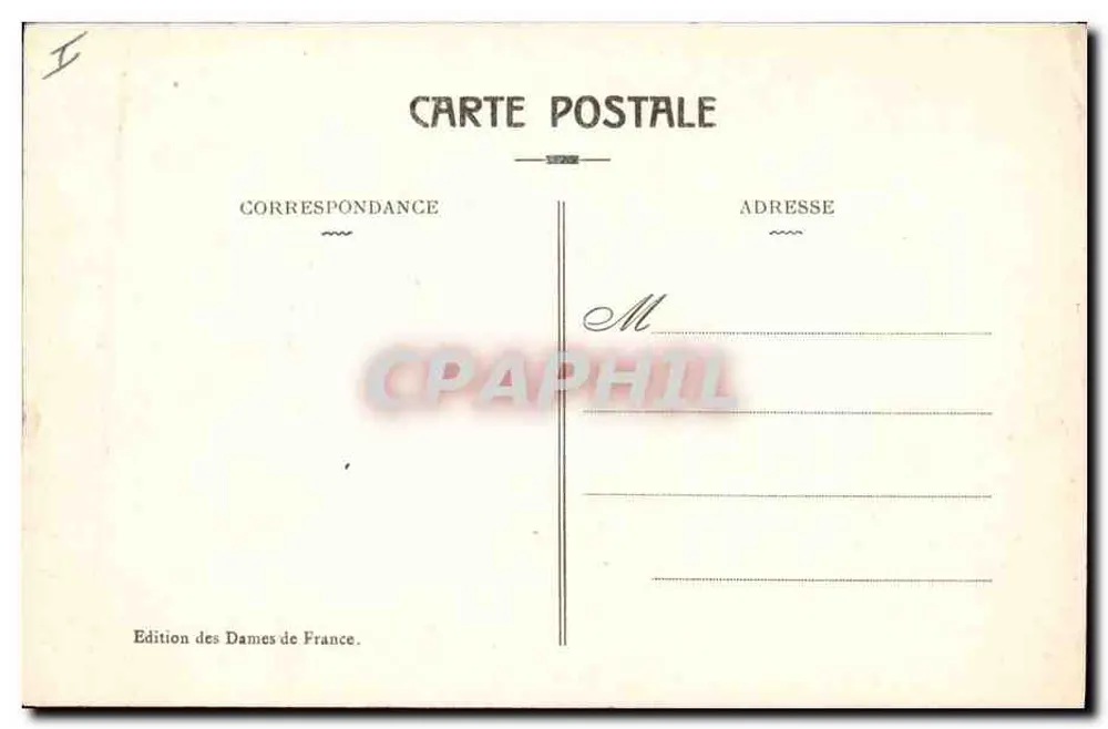 NARBONNE - Neue Promenade - Musikkiosk — Edition des Dames de France, n°7 - Rückseite