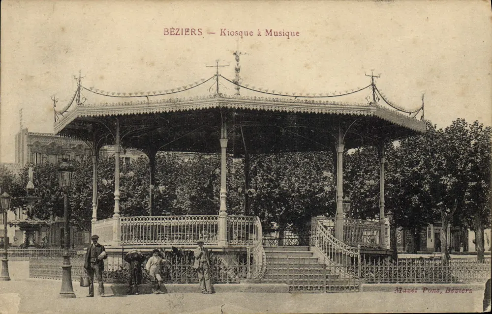 Béziers — Kiosque de Música — Mazet Pons, Béziers - Frente