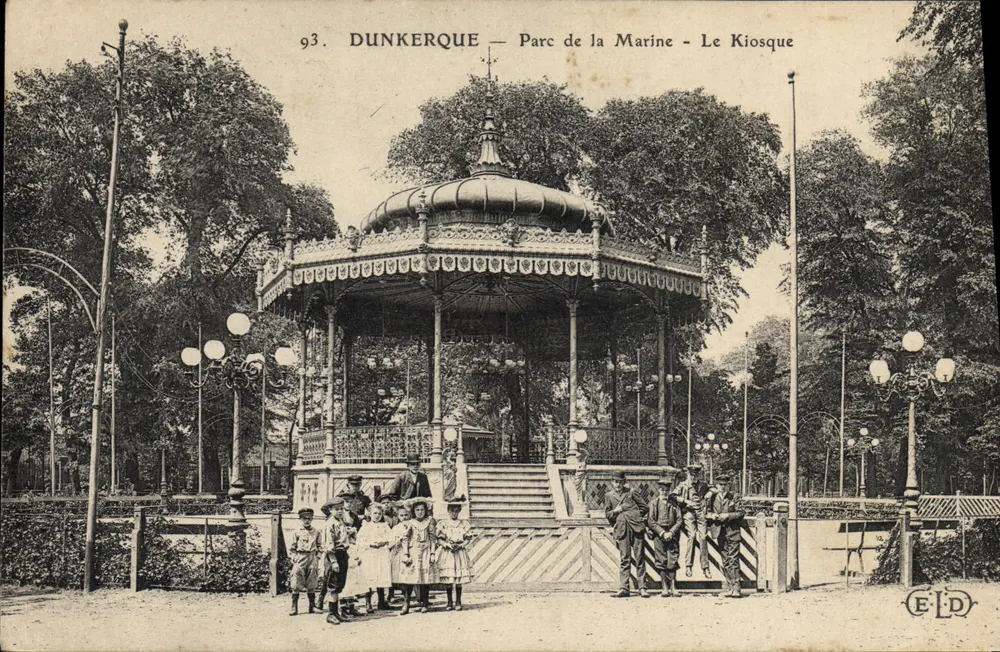 Dunkerque — Parc de la Marine — Le Kiosque - Frente