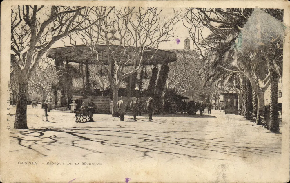 Cannes - Kiosque da Música — editor P. M. L. Gauques, n° 42 - Frente