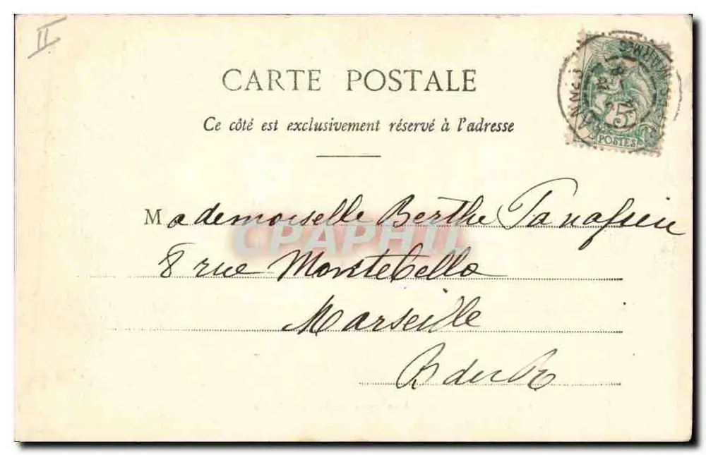 CANNES — Kiosque de la Musique — Édition Giletta, phot. Nice, n° 447 - Verso
