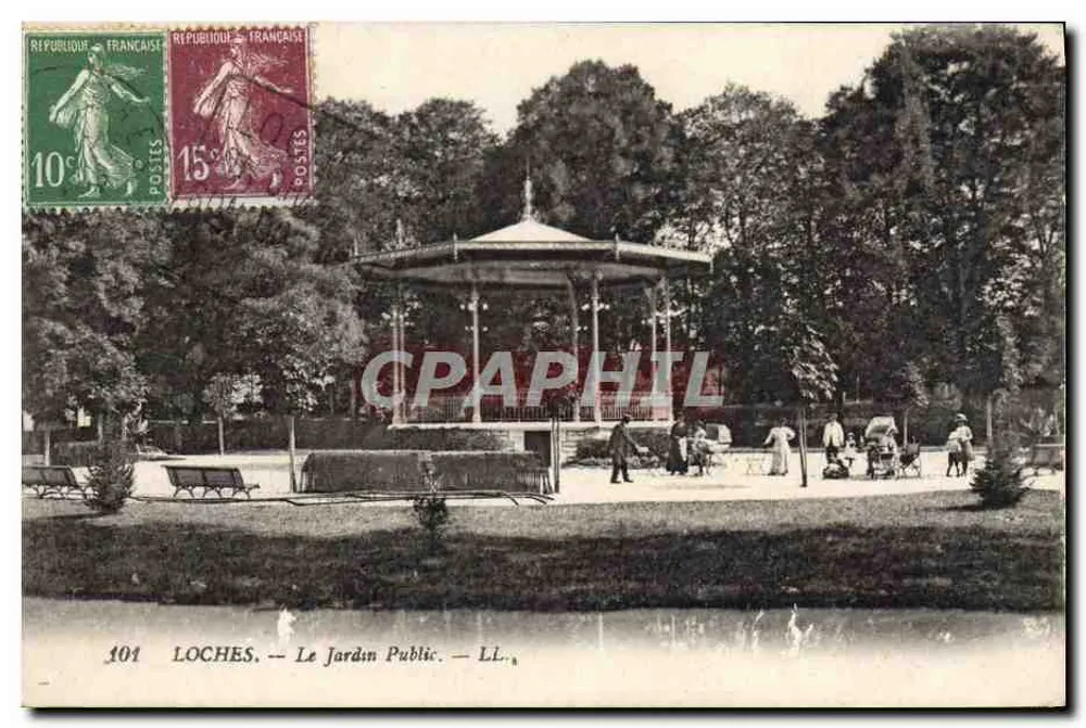 Loches — Il Giardino Pubblico — LL. — n° 101 - Recto