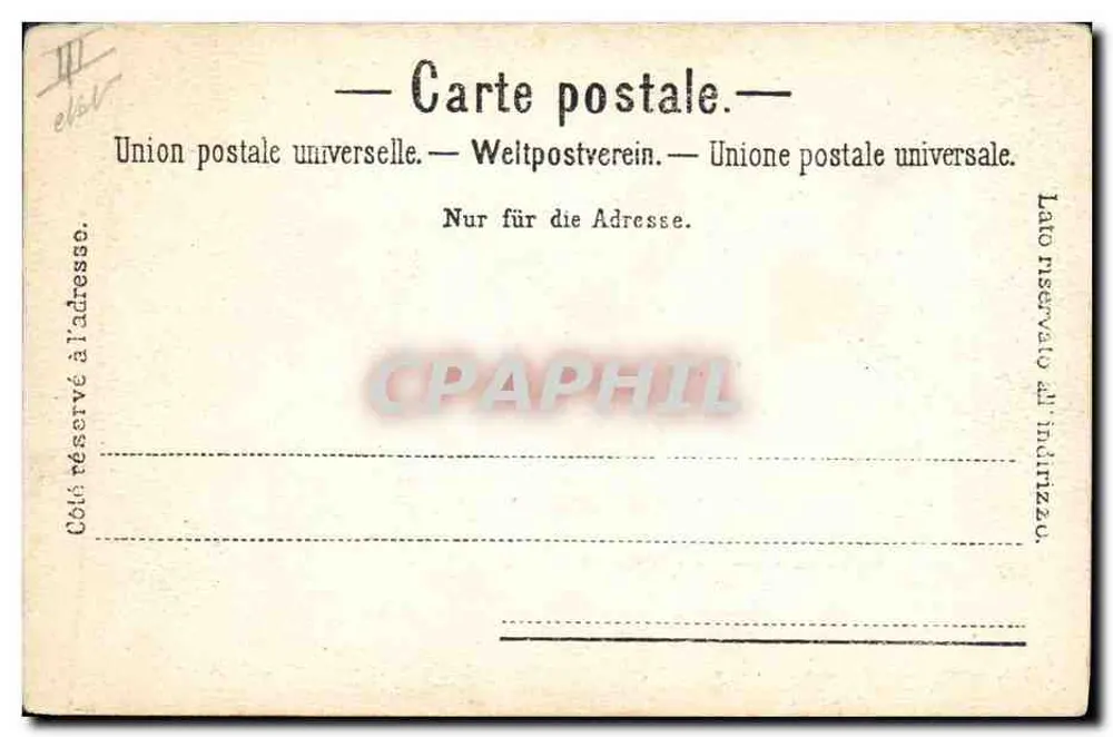 Cane del Grande San Bernardo — Charnaux Frères & C°, Ginevra, n° 741 - Verso